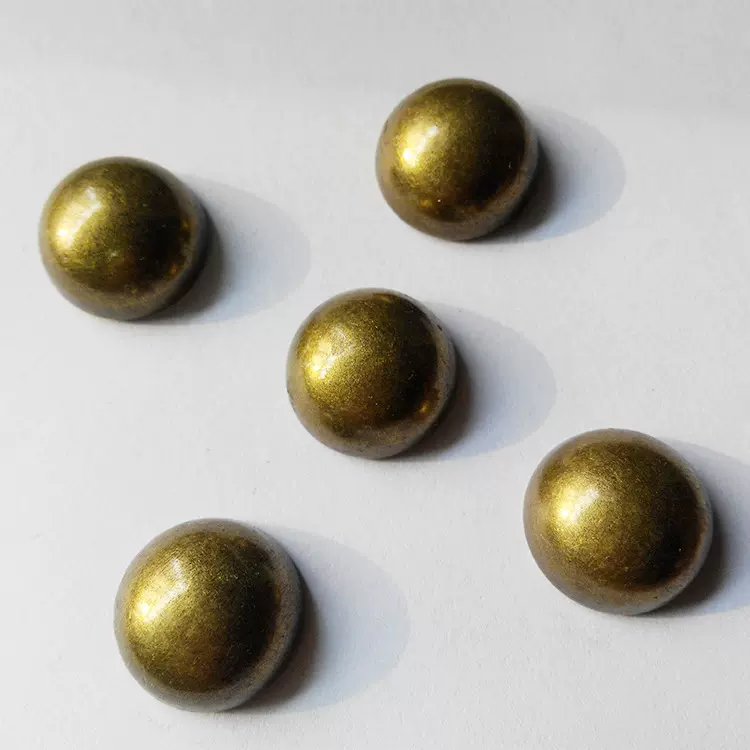 厂家推销3mm-15mm铜质蘑菇撞钉 H65铜质鞋材服饰箱包五金鞋材配件