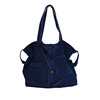 Capacious shopping bag, Japanese denim phone bag, backpack