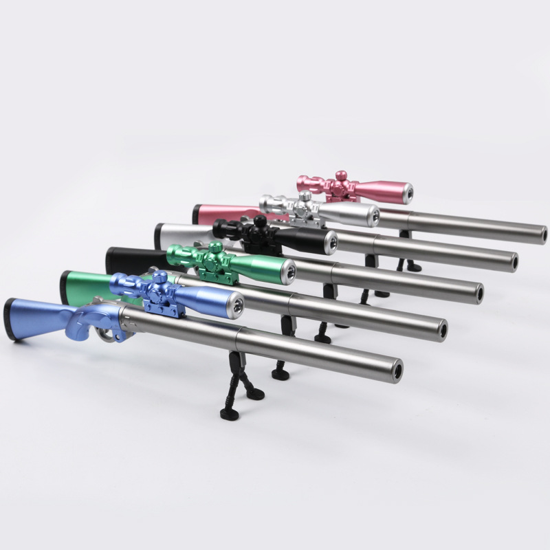 Personalizado creativo 98K pollo francotirador gel pluma estudiante negro Jesús supervivencia arma pluma