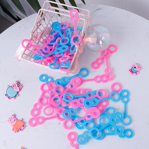 Bubble blowing tool, bubble water bubble blowing wand, mini bubble blowing toy, simple manual bubble blowing wand