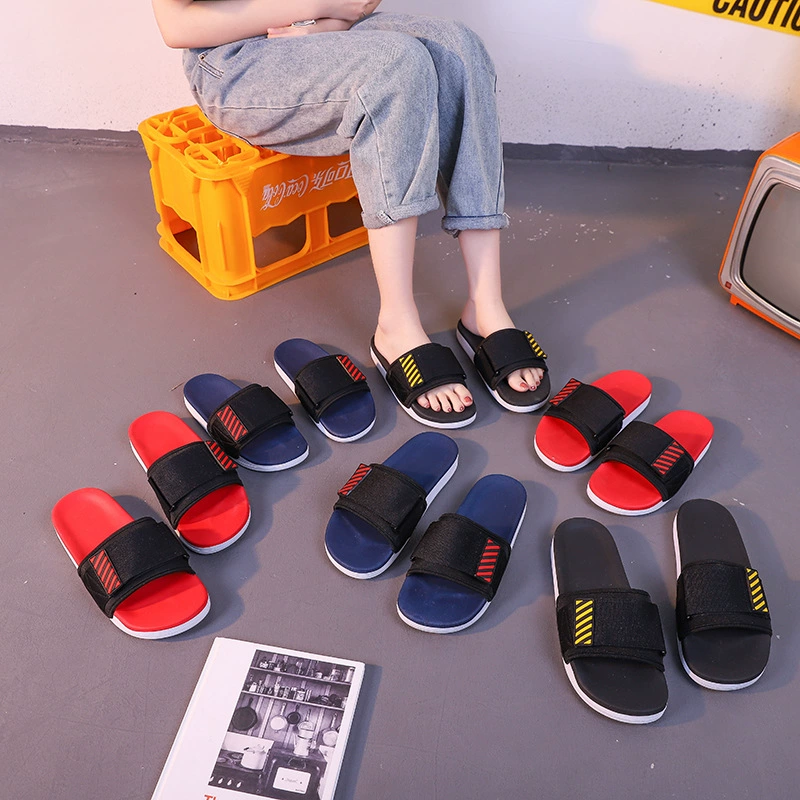 Корейские летние повседневные шлепанцы для мужчин, пляжная обувь, стиль для пар, двойного назначения, мягкая подошва, оптом, износостойкие, удобные, универсальные