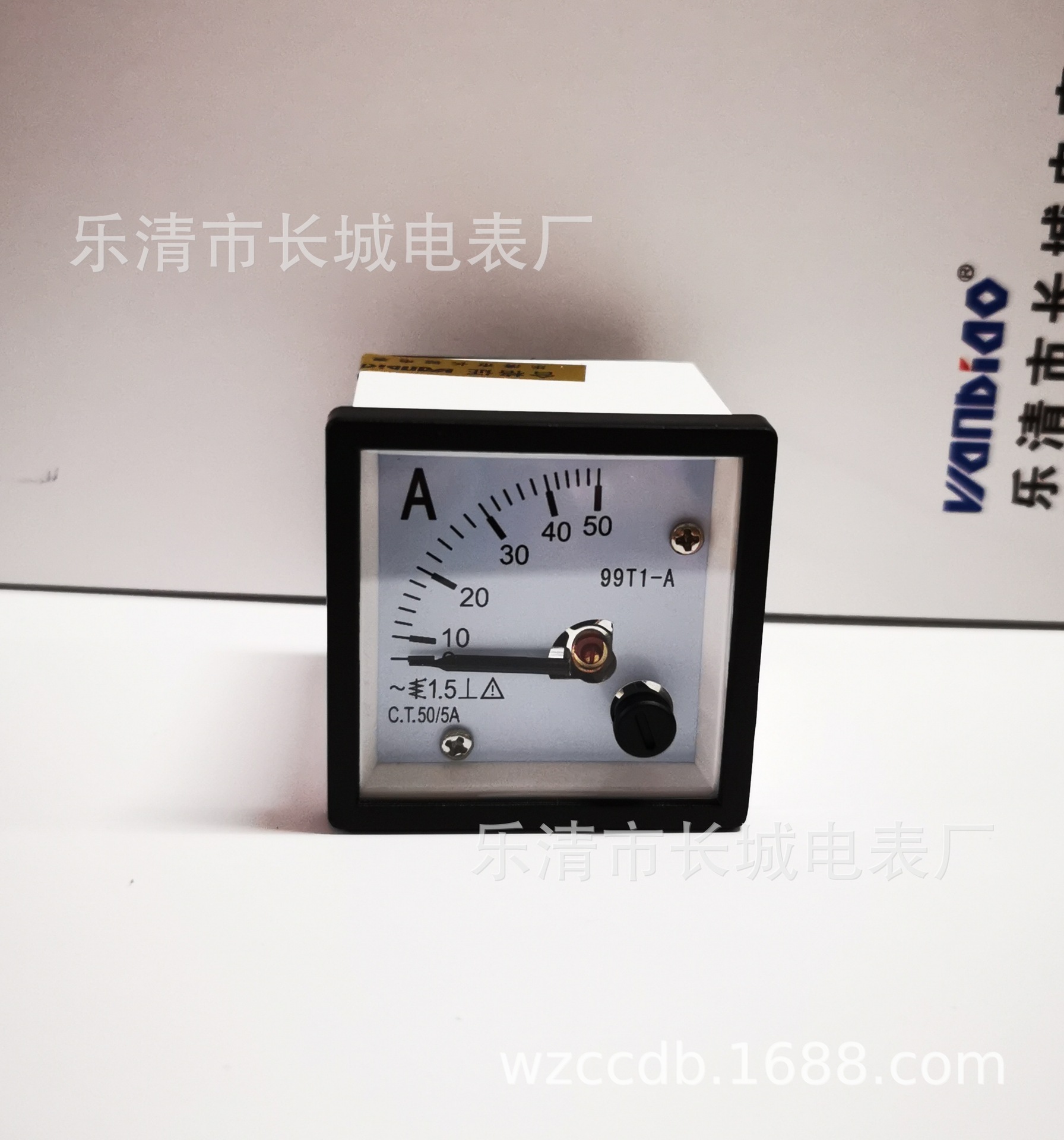 供应长城电表厂 99T1 50/5 交流电流表  外形48X48