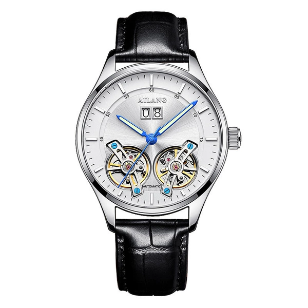 Al-8825 Silver Shell White Face Black Skin