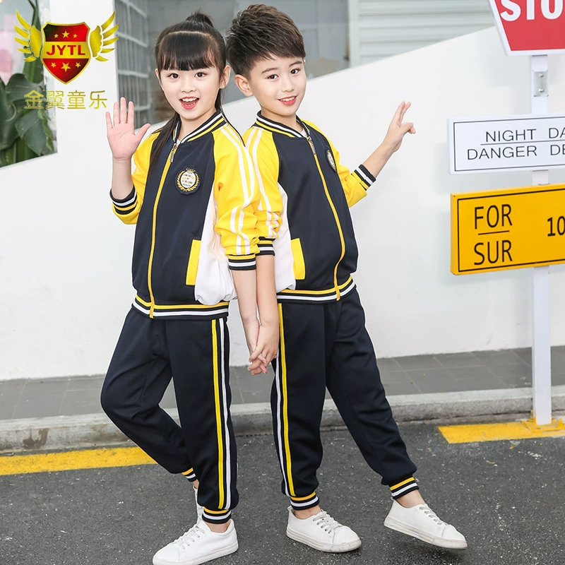 Новая одежда для детского сада весна и осень Учащиеся начальной школы Форма британского колледжа спортивный костюм Детская классная одежда прямые продажи с фабрики