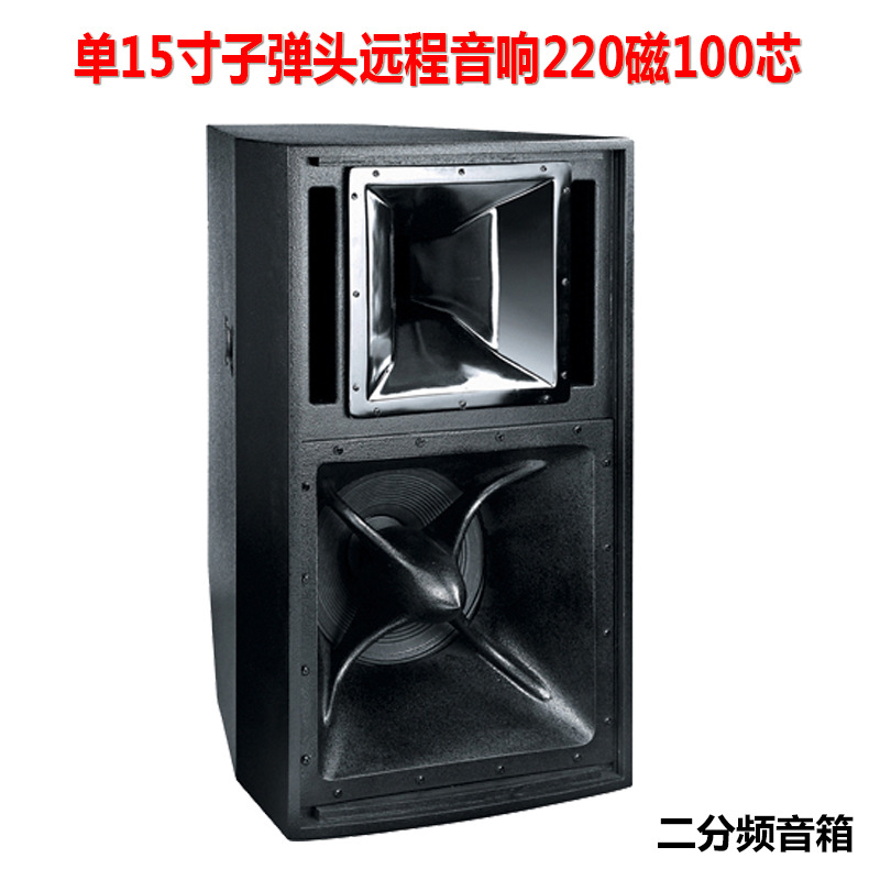 Doble altavoz profesional de 15 pulgadas de alta potencia de audio remoto de aluminio cuerno de agudos remoto