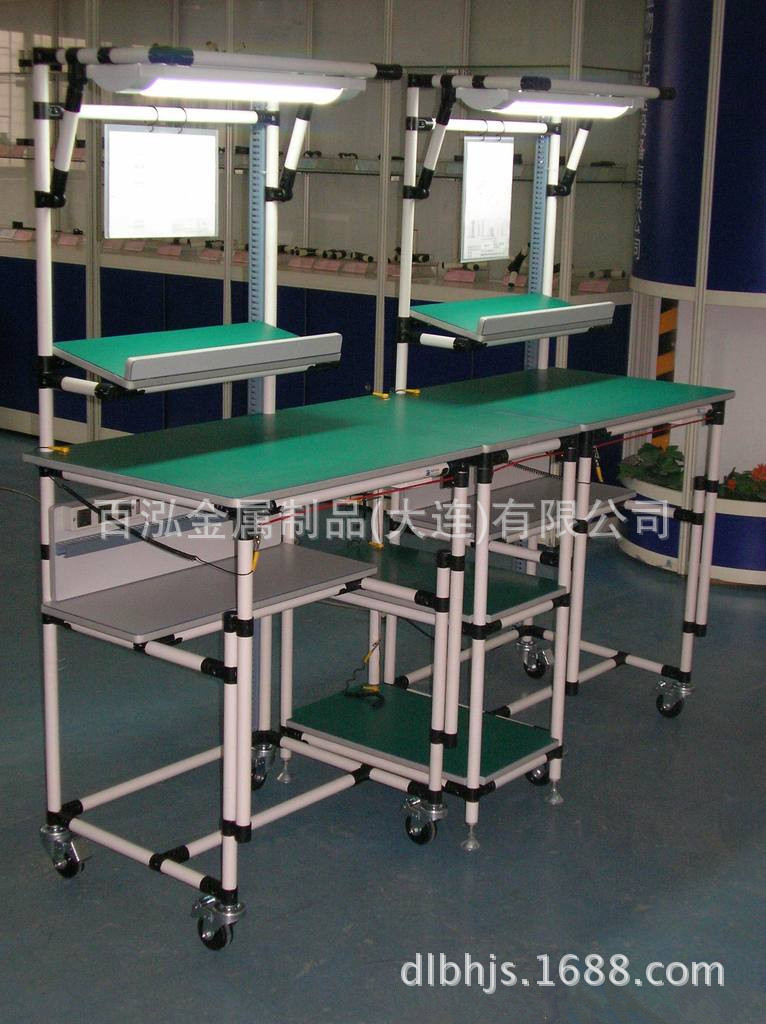 供应防静电工作台|工作架|流利条架|线棒工作台（系列一）