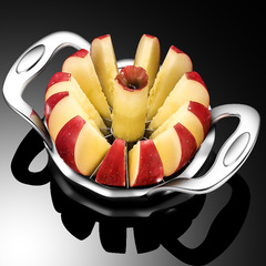 Cross-border 304 stainless steel apple slicer with thick zinc alloy fruit pitter, kitchen fruit cutting magic tool