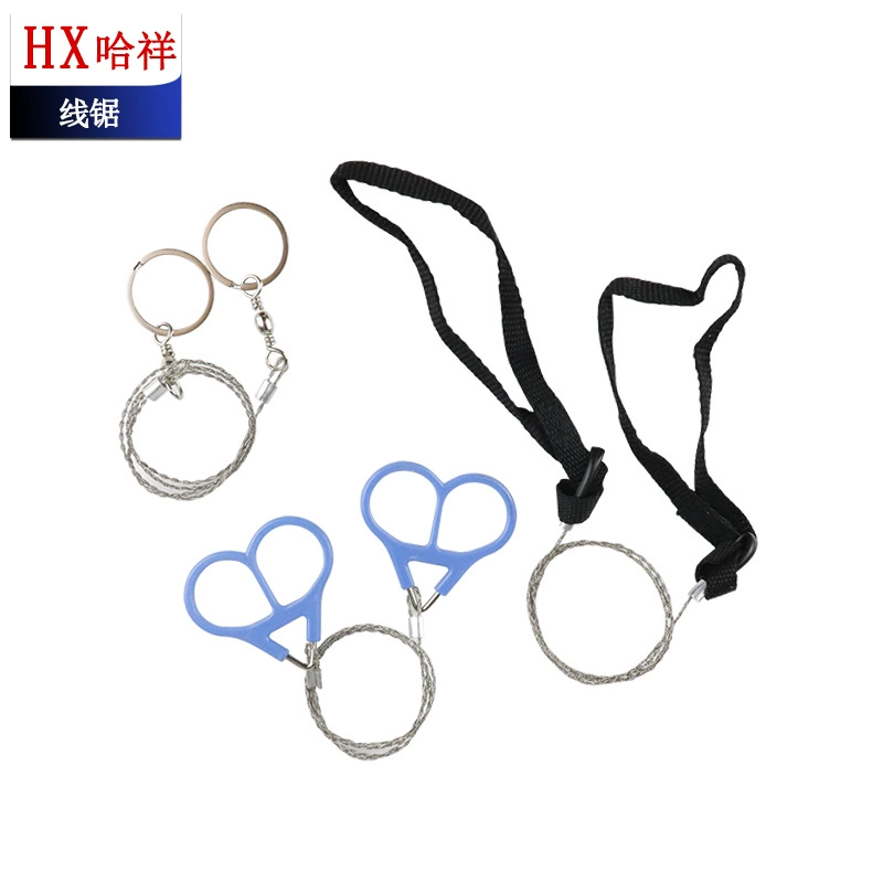 Рука-вытащил провод увидел цепную пилу провод увидел прокладка провода пилы жизни поле выживания Оборудование Открытый выживания