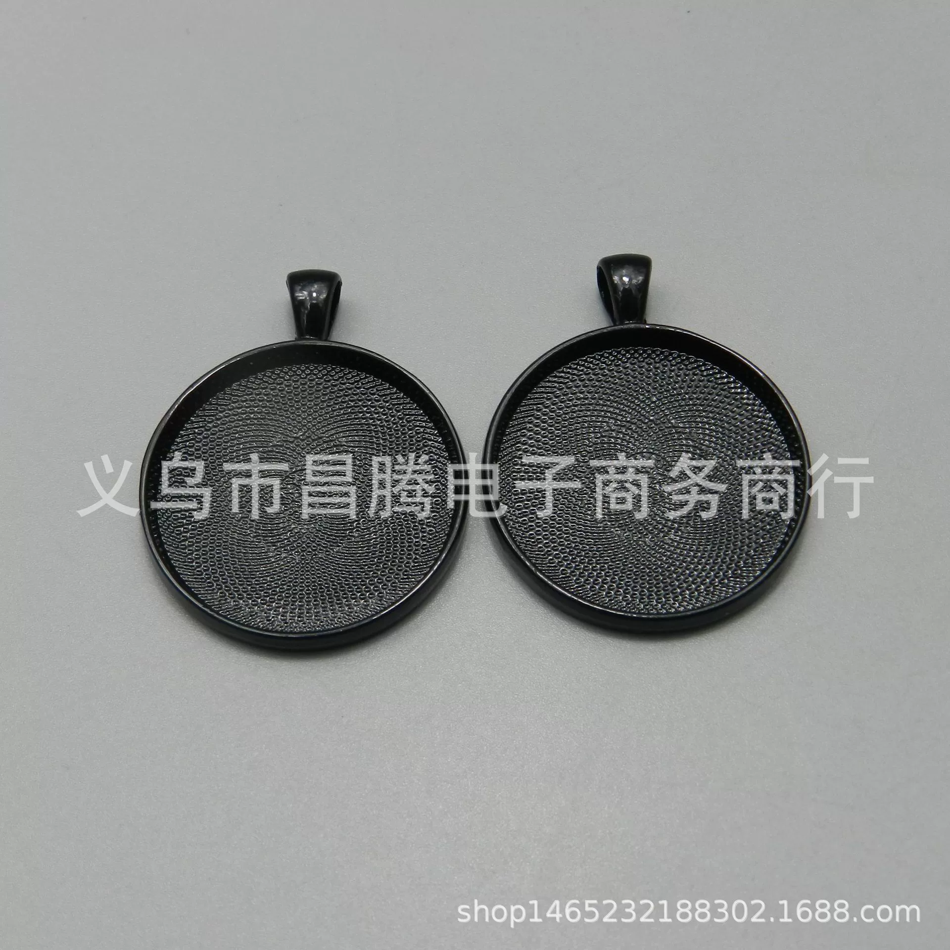 Цвет, сохраняющий 30 мм Выпуклый край Время Драгоценный камень Нижняя опора стекло из алмазного сплава Подвеска База DIY ювелирные аксессуары