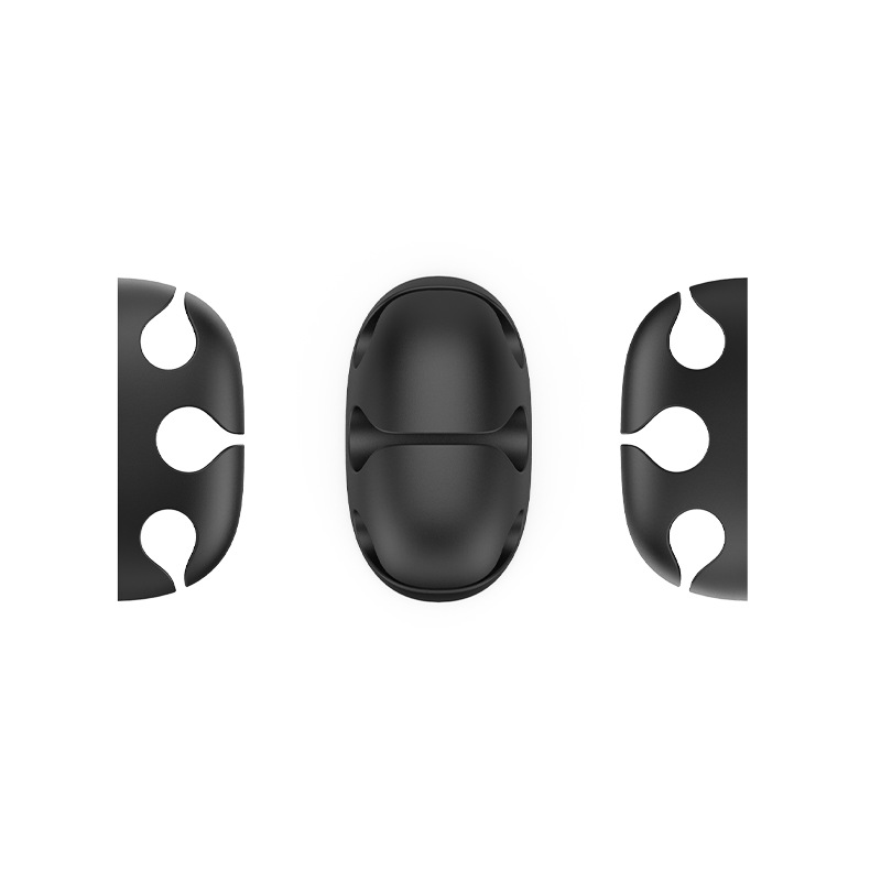 Nuevo cable de datos de escritorio organizador de cable de silicona regalo creativo de almacenamiento Winder enchufe titular clip de alambre