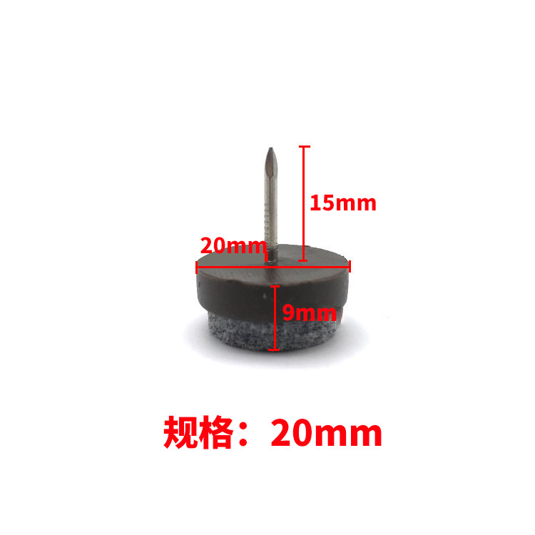 직경 20mm 손톱 갈색