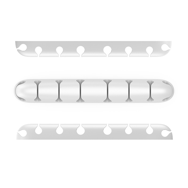 Nuevo cable de datos de escritorio organizador de cable de silicona regalo creativo de almacenamiento Winder enchufe titular clip de alambre