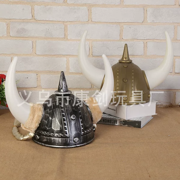 Pirate Viking Halloween Pointed Hat Plastic Horn Hat Prom Party Supplies Festival Wholesale Props Hat Helmet