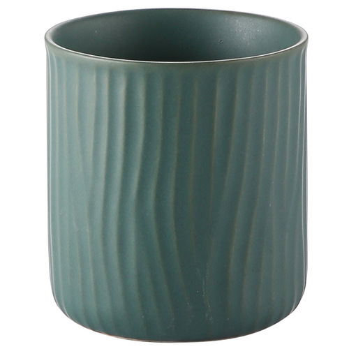 Simple creative ins iron ceramic succulent flowerpot Nordic plant potted flower basin desktop small diameter flower pot