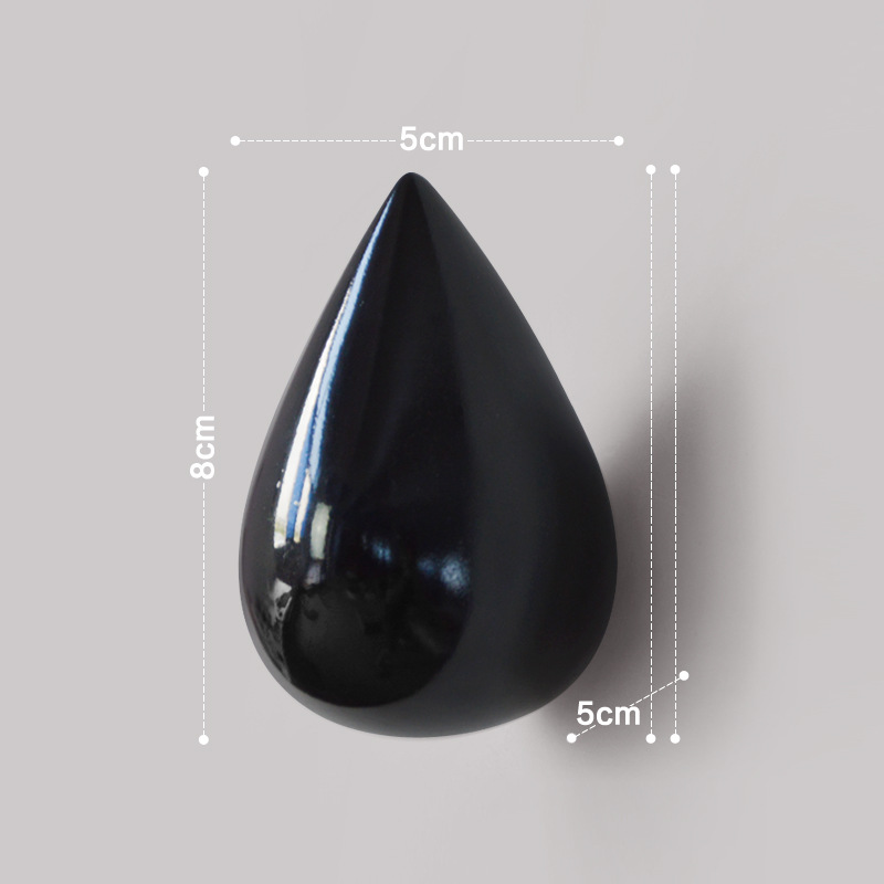 Venta al por mayor transfronteriza gancho decorativo creativo gota de agua gancho de pared accesorio de pared gancho de la pared decoración de la pared