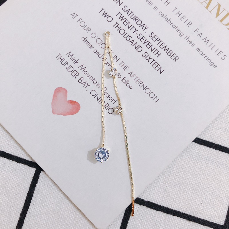 Diyのアクセサリの部品の卸売りの新型の流行の柔らかい美しい枝のs形はドリルの長いタイプのフリンジのイヤリングの部品を入れます。