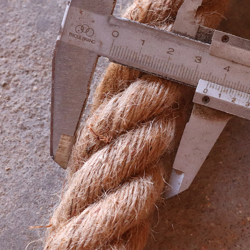 Hemp rope coarse hemp rope hand woven hemp rope line decoration tug-of-war rope large rope retro wind diy thin jutep rope wholesale