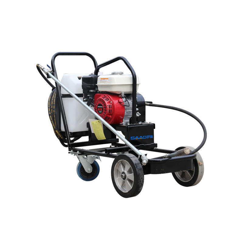 Sao pequeña mano empuje esparcidor de asfalto caliente pavimento esparcidor de gasolina esparcidor de asfalto de emulsión de tierra