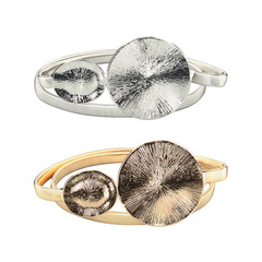 New Elegant Stretch Party Decor Dress with Unique Personality Waist Belt for Women, Metal Spring Waist Chain with Dual Size Round Rings