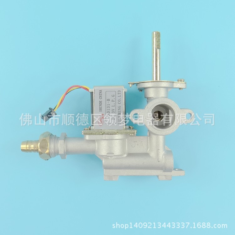 节能王蒸炉通用维修配件3V电磁阀总成 配套脉冲点火控制器使用