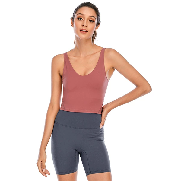 Nude u vest Merlot red