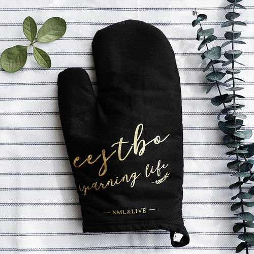 New kitchen supplies insulation gloves simple fashion ins style literary home bakery gloves wholesale