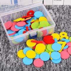 Factory direct sales of children's wooden counting discs focusing on the development of baby's educational digital cognition early education teaching aids and toys