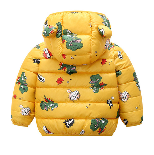  Autumn and Winter New Children's Clothing Children's Down Cotton Jackets Short Boys Girls Cartoon Children's Thickened Jackets
