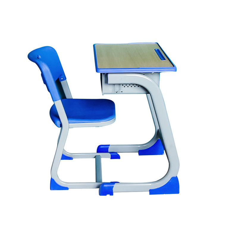 C-leg desk and chair
