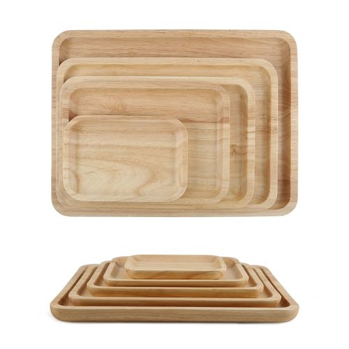 yfjy Rubber Bowl Plate Set Ins Dinner Plate Wood Fruit Plate Mug Wood Bowl Home Kitchen Supplies Wholesale