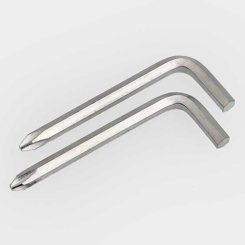 【厂家直销】现货供应手动内六角十字扳手 材质45#钢加白锌 镀镍