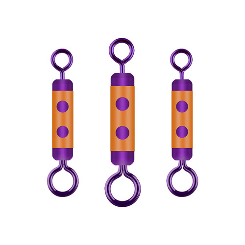 Bulk buffer compression spring sub-ring, Taiwan fishing and fishing accessories, fishing figure eight ring, strong tension and force release swivel