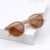 Children's sunglasses, transparent fashionable sun protection cream, glasses, Korean style, simple and elegant design, UF-protection