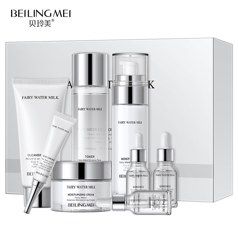 Bei Lingmei Time Water Lotion Juego para el cuidado de la piel rejuvenecedor Hidratante e hidratante Cuidado facial Juego de ocho piezas image 6