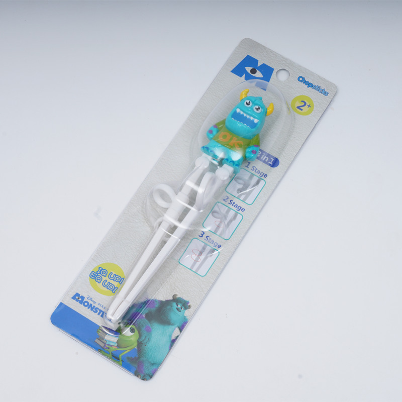 Productos genuinos Disney niños de dibujos animados palillos princesa clásica serie niño 3D rompecabezas aprendizaje entrenamiento comer al por mayor