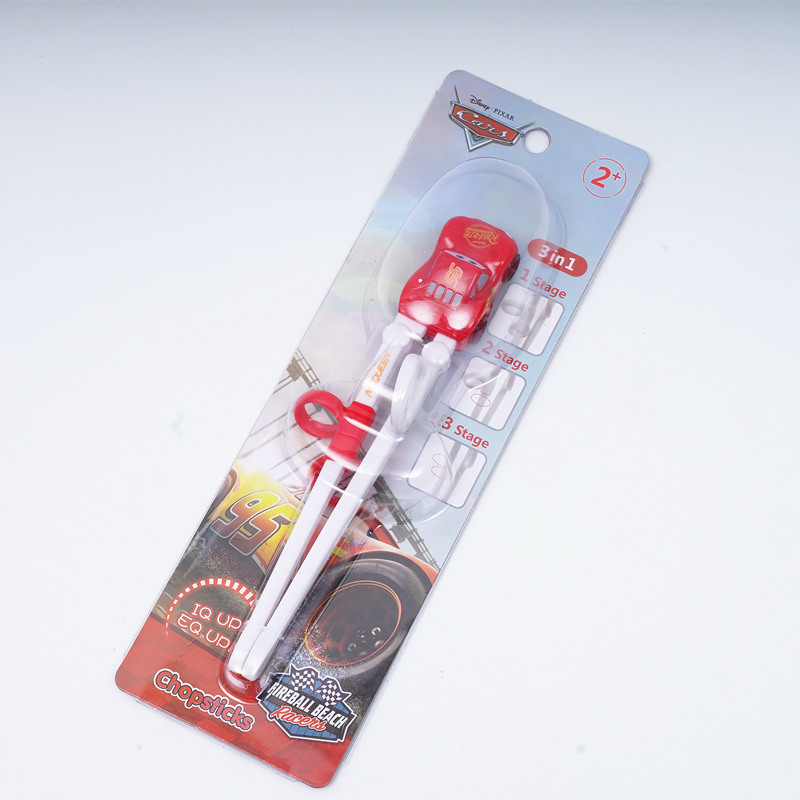 Productos genuinos Disney niños de dibujos animados palillos princesa clásica serie niño 3D rompecabezas aprendizaje entrenamiento comer al por mayor