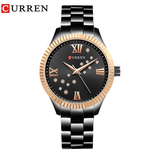 curren/Karen 9009 women's watch waterproof steel belt women's watch fashion casual quartz watch