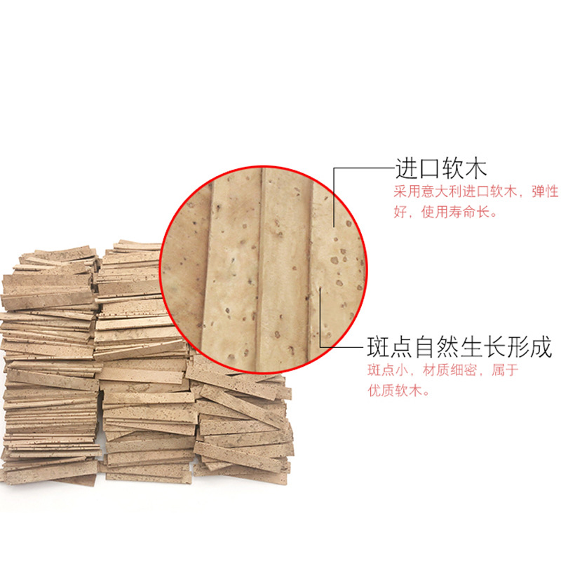 Lámina de corcho para interfaz de clarinete, color negro, importada, accesorios para instrumentos musicales