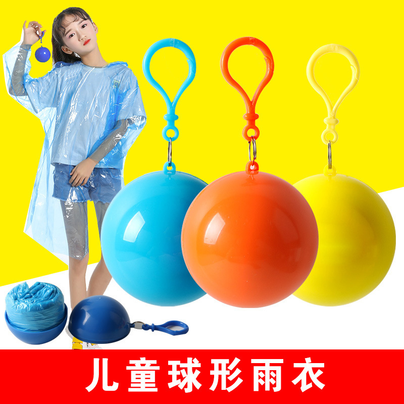 Factory wholesale portable disposable raincoat children's plastic ball kindergarten outdoor travel raincoat making logo Factory wholesale portable disposable raincoat children's plastic ball kindergarten outdoor travel raincoat making logo