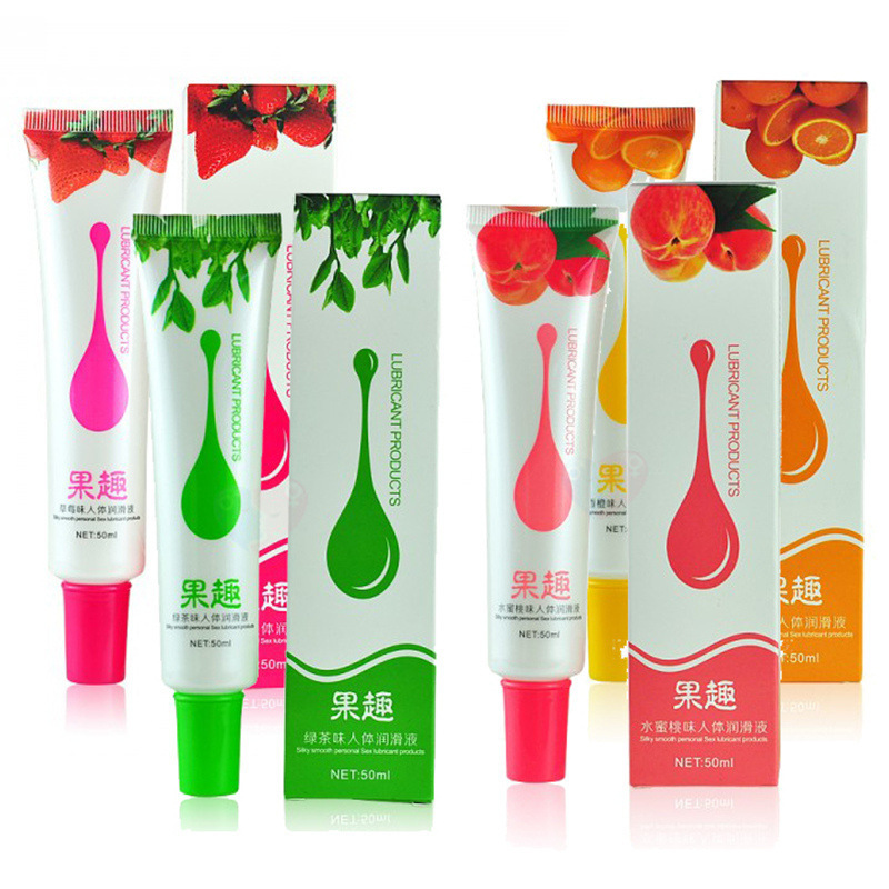 Fruit Fun edible human body lubricant for men's and women's intercom oral fluid vaginal anal lubricating oil vending machine supply