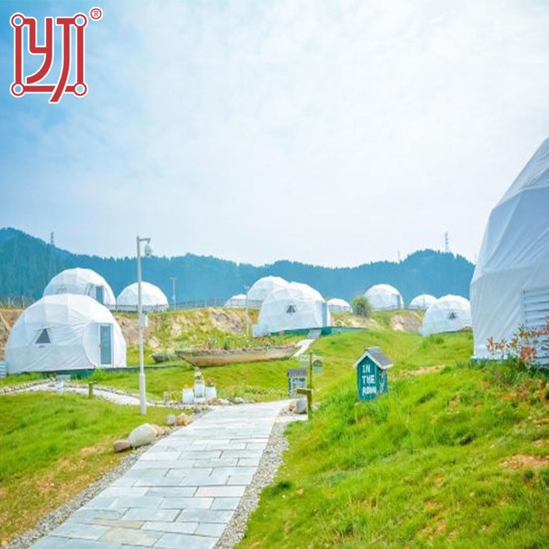 户外野营酒店式球形篷房酒店休闲活动露营球形帐篷网红星空篷房
