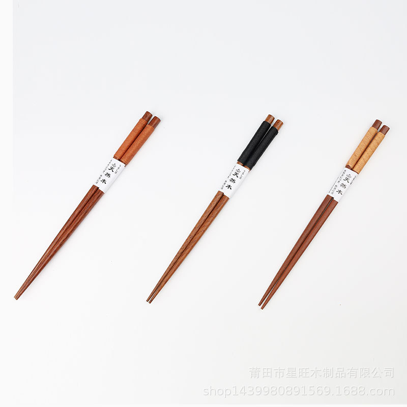 Directo de fábrica palillos de sándalo rojo de primera clase palillos de madera de estilo occidental palillos de la boda palillos conjunto vajilla al por mayor