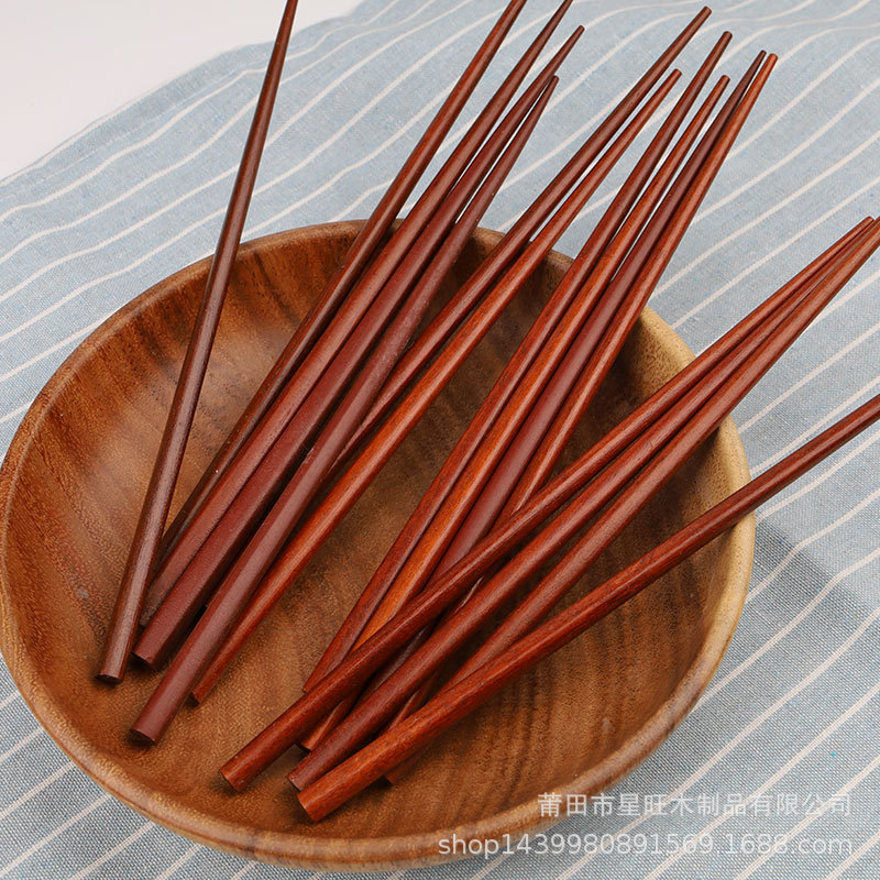 Directo de fábrica palillos de sándalo rojo de primera clase palillos de madera de estilo occidental palillos de la boda palillos conjunto vajilla al por mayor