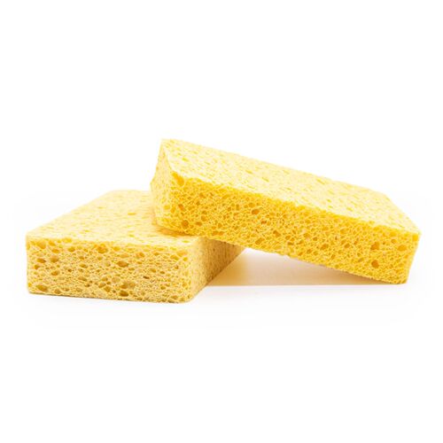 Super Lais wood pulp cotton Amazon dishwashing sponge that is not easy to stain with oil magic sassafras kitchen cleaning wood pulp sponge