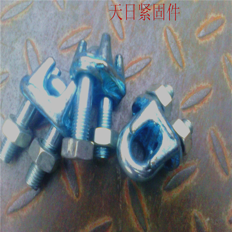 现货供应  优质玛钢卡头  轻型卡头 sx牌钢丝绳卡