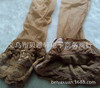 Silica gel non-slip lace sexy tights, thin high boots, knee socks, wholesale, lace dress