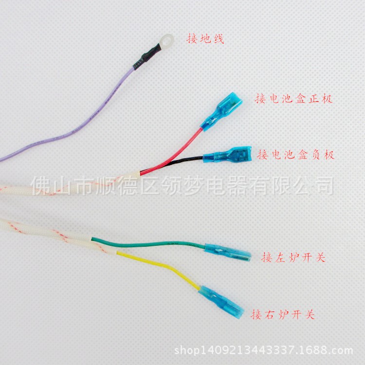 Accesorios de cocina de gas de horno de doble cabeza común 1.5V / 3V encendedor de pulso de cocina de gas de doble cabeza
