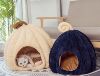 Pet cat nest closed cat nest dog nest winter plus velvet source factories demolished pet pumpkin cat nest