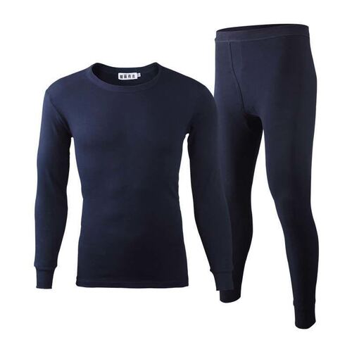 NanRenShuai/Nan Renshuai men's thermal underwear plus velvet thickened slim autumn clothes and long trousers round neck suit