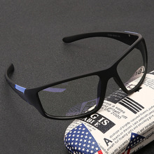 厂家批发户外装备平光镜片运动眼镜 骑行眼镜防蓝光眼镜墨镜F1906